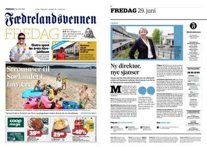 Fædrelandsvennen – 29. juni 2018