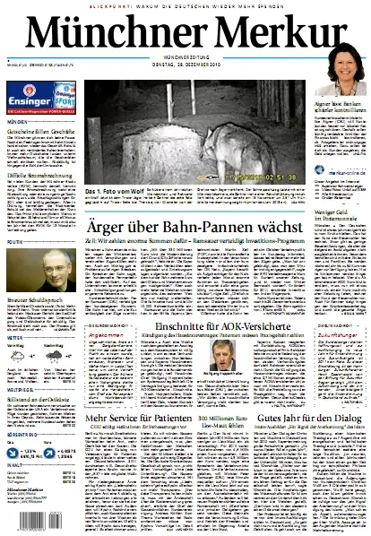 Münchner Merkur vom 28. Dezember 2010