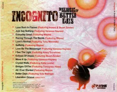 Incognito - In Search Of Better Days (2016) {P-Vine}