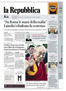 la Repubblica - 12 Settembre 2018