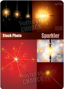 Stock Vector: Sparkler