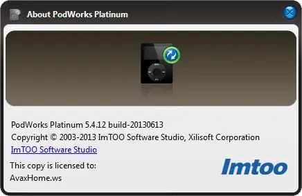 ImTOO PodWorks Platinum 5.4.12.20130613