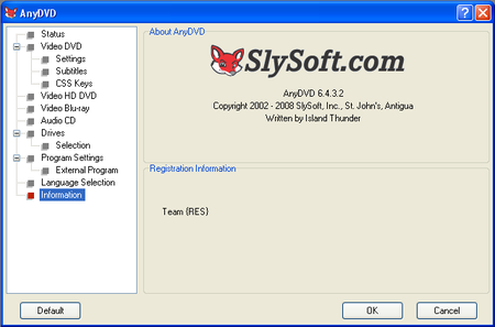 SlySoft AnyDVD HD v6.4.3.2 FiNAL Cracked-RESURRECTiON