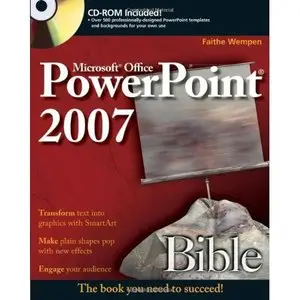 Faithe Wempen, "PowerPoint 2007 Bible" (repost)