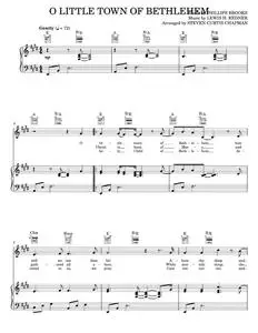 O Little Town Of Bethlehem - Phillips Brooks, Steven Curtis Chapman (Piano-Vocal-Guitar)