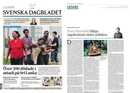 Svenska Dagbladet – 22 april 2019