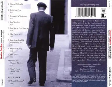 Dexter Gordon - Round Midnight (1986) {Columbia--Legacy 507924 2 rel 2002}