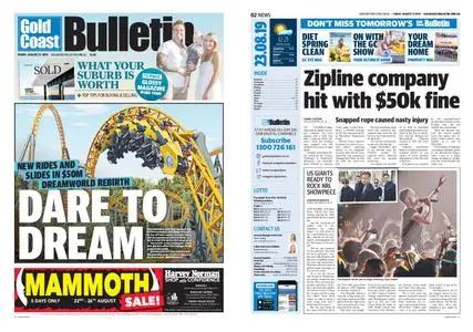 The Gold Coast Bulletin – August 23, 2019
