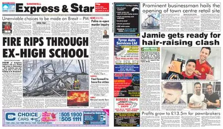 Express and Star Sandwell Edition – March 13, 2019