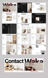 Waka Brochure Template 718629340