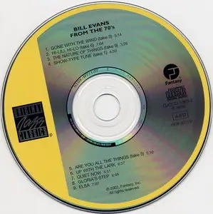 Bill Evans - From The 70's (1974) {2002 Fantasy Remaster}