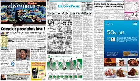 Philippine Daily Inquirer – May 19, 2013