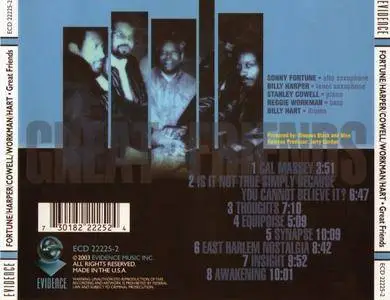 Sonny Fortune, Billy Harper, Stanley Cowell, Reggie Workman, Billy Hart - Great Friends {1986}