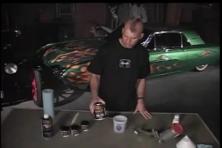 Air Brush Action - Vandemon's Ghost Flames