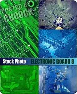 Electronic board 8 - Stock Photo