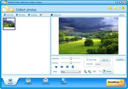 iPixSoft Video Slideshow Maker Deluxe 4.4.0 + Templates pack