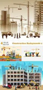 Vectors - Construction Backgrounds 4