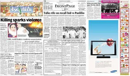 Philippine Daily Inquirer – December 29, 2007