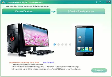 Coolmuster Android SMS + Contacts Recovery 2.1.4.45