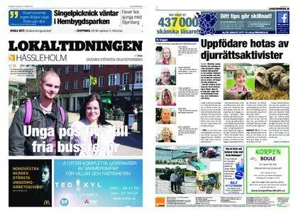 Lokaltidningen Hässleholm – 28 april 2018