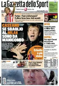 La Gazzetta dello Sport (15-01-11)