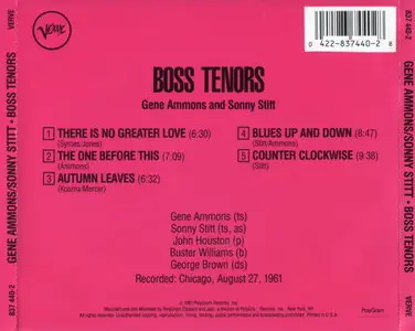 Gene Ammons & Sonny Stitt - Boss Tenors (1961) [Remastered 1992]