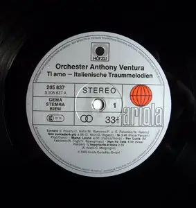 Antony Ventura - Ti Amo - Italienische Traummelodien - (1983) Ariola 205 837 DMM (24bit/96kHz)