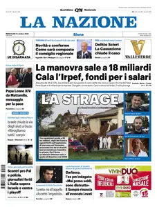 La Nazione Siena - 15 Ottobre 2025