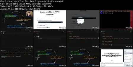 Complete Modern PHP 8 Bootcamp