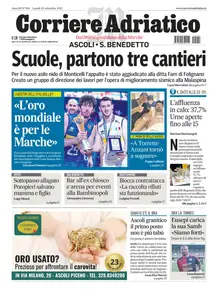 Corriere Adriatico Ascoli - 29 Settembre 2025