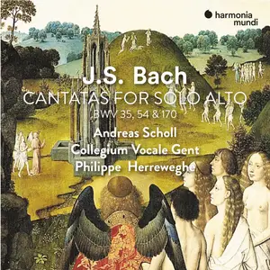 Andreas Scholl, Collegium Vocale Gent, Philippe Herreweghe - J.S. Bach: Cantatas for Alto Solo (Remastered) (1997/2023) [24/96]