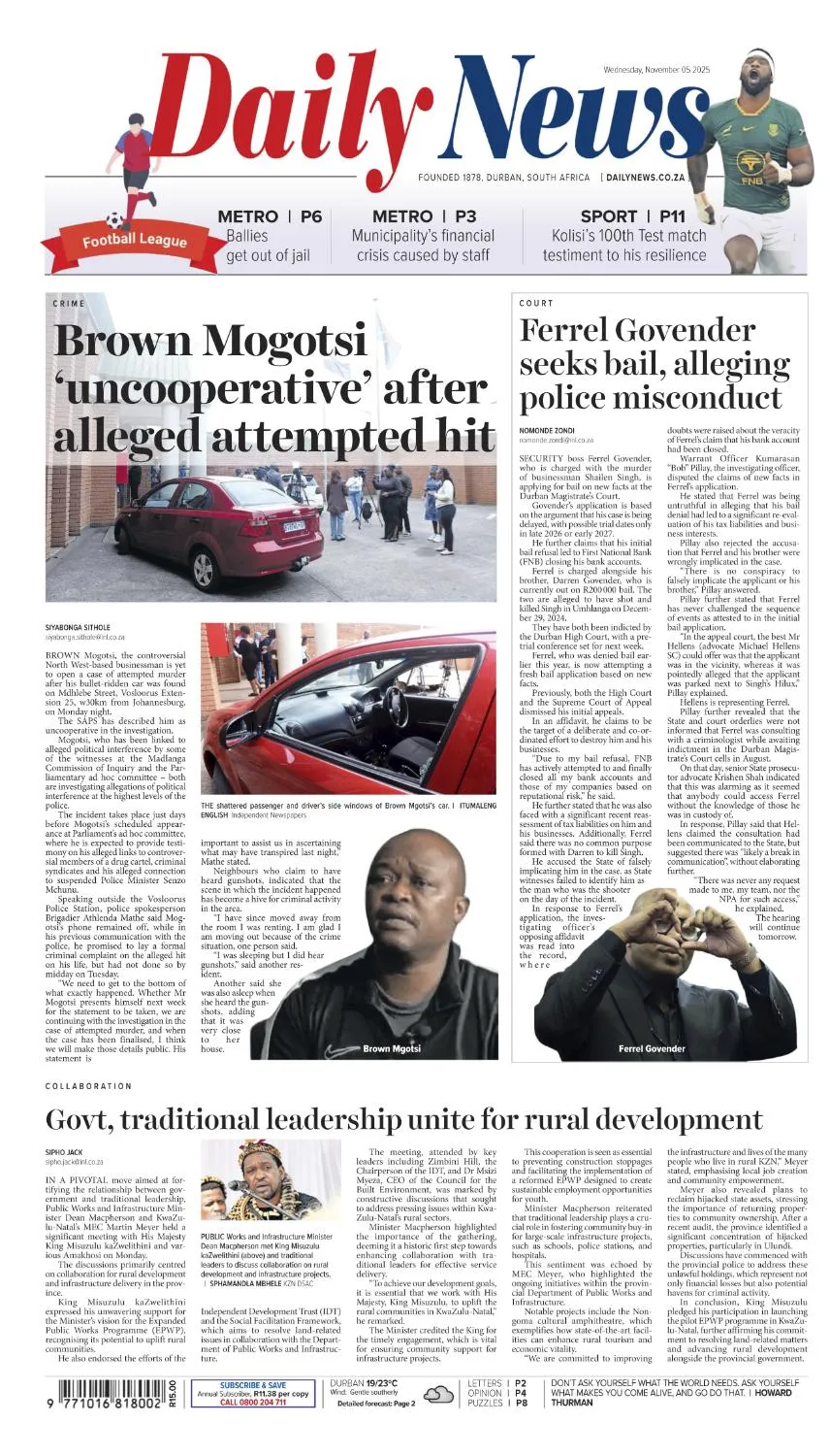 Daily News - 5 November 2025