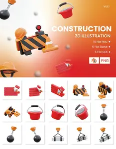 EE - Construction 3D Icon Illustration Vol.1 RWGSMV5