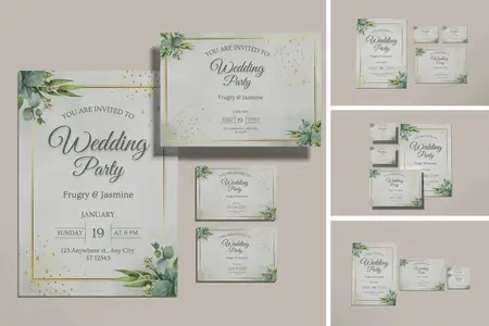 EE - Wedding Card Mockup 6V6JQUA