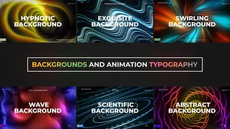 Backgrounds and Animation Typography 51813495