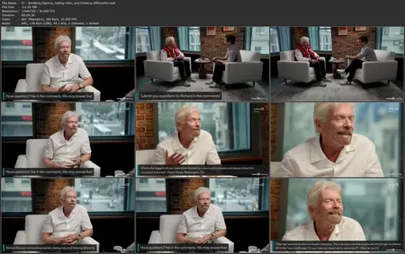 Richard Branson on Breaking Barriers, Taking Risks, and Thinking Differently