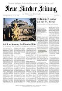 Neue Zurcher Zeitung International  - 22 August 2024