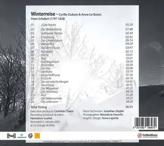 Cyrille Dubois, Anne Le Bozec - Franz Schubert: Winterreise (2023)