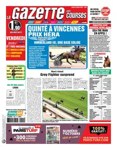 La Gazette des Courses - 9 Octobre 2025