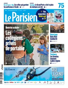 Le Parisien du Vendredi 29 Août 2025