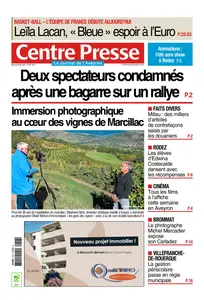 Centre Presse Aveyron - 18 Juin 2025