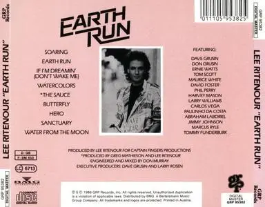 Lee Ritenour - Earth Run (1986) {GRP}