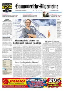 Hannoversche Allgemeine Zeitung - 03.09.2011
