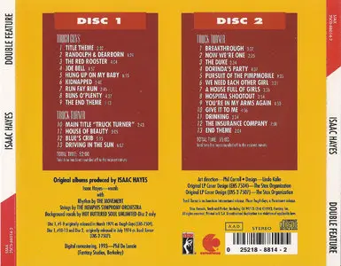 Isaac Hayes - Double Feature: Three Tough Guys & Truck Turner (1974) {2CD Set, Stax 2SCD-88014-2 rel 1993}