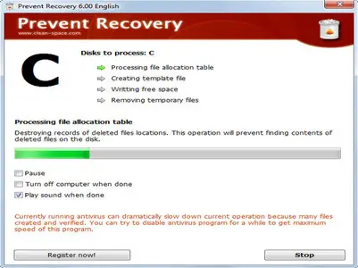 Prevent Recovery 6.62
