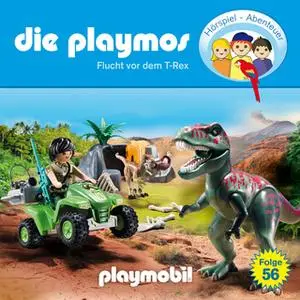 «Die Playmos - Folge 56: Flucht vor dem T-Rex» by Florian Fickel,David Bredel