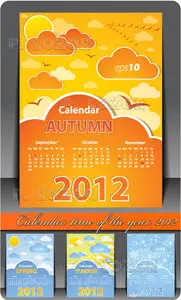 Calendar time of the year 2012