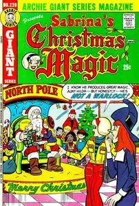 Archie Giant Series Magazine 220 Sabrinas Christmas Magic 1973 c2c trango