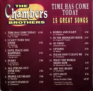 The Chambers Brothers - Time Has Come Today (15 Great Songs) (1993) {Remember}