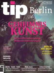 Tip Berlin Stadtmagazin No 19 vom 11. bis 24. September 2014